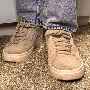 ZARA Men's Tan Suede Sneakers